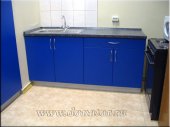 (308) Кухня МДФ, цвет Темно-синий, фасад "Модерн"