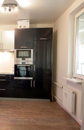 (358) Кухня МДФ, цвет "Фиолетовый металлик - Серый металлик", фасад "Модерн"