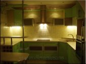 (208) Кухня МДФ, эмаль,  цвет "Салатовый"