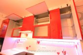 (234) Кухня МДФ, эмаль, цвет "Красный" (Rosso del mattino)