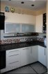 (215) Кухня 9 кв м, в дом серии П-44,  МДФ эмаль, цвет "Ваниль"