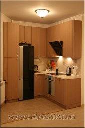 (337) Кухня МДФ, цвет "Мокко", фасад "Модерн", Дизайн маленькой угловой кухни
