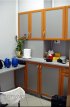 (108) Кухня рамочная, рамка "Миланский орех", вставка "Титан"